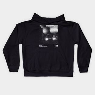 A-Ha / Soft Rains Of April / Minimal Graphic Design Tribute Kids Hoodie